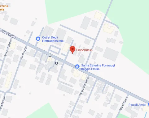 immagine della posizione della sede di Reggio Emilia sulla mappa
